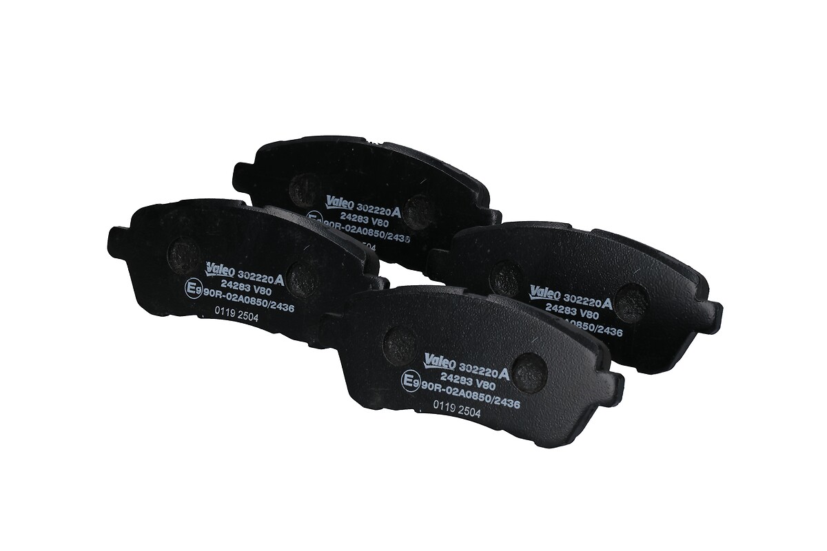 Jeu de 4 plaquettes de frein VALEO ref. 302220A